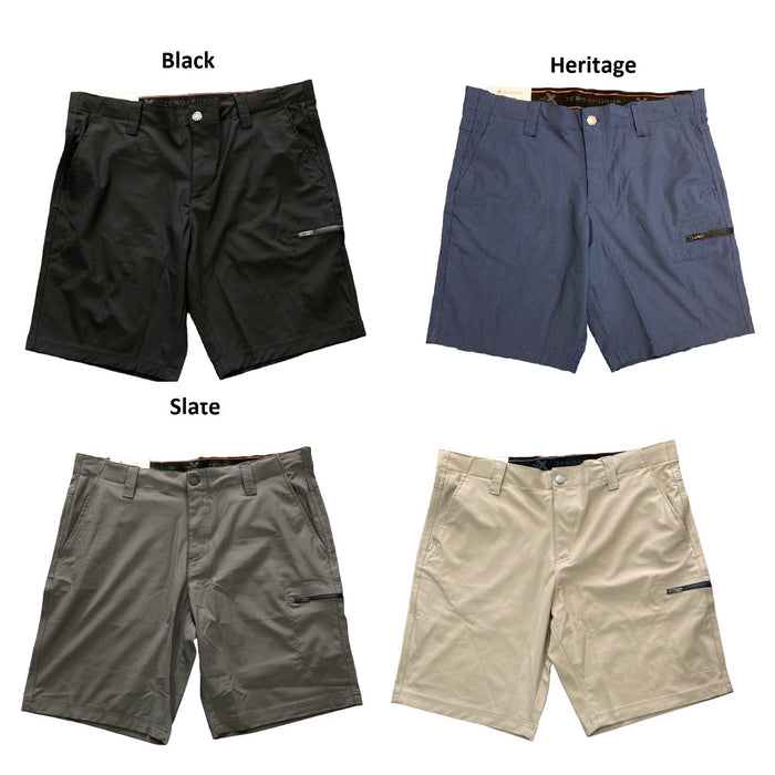 ZeroXposur Men's Hybrid Stretch Fabric UV Protection Comfort Waist Hybrid Shorts