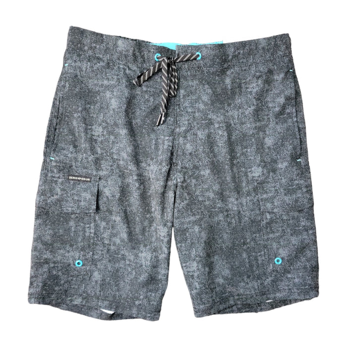 ZeroXposur Men's UPF 50+ Sun Protection Comfort Liner Waist Swim Trunks