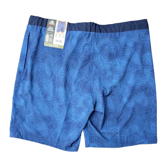 ZeroXposur Men's UPF 50+ Sun Protection Comfort Liner Velcro Waist Swim Trunks