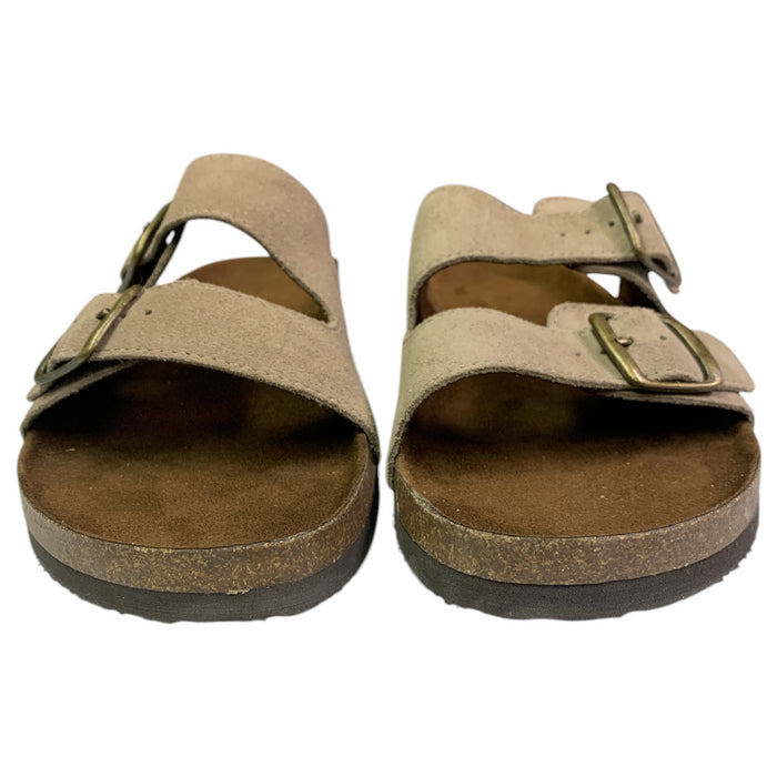 Mountain Sole Women's Double Buckle Easy Slide On Sandal