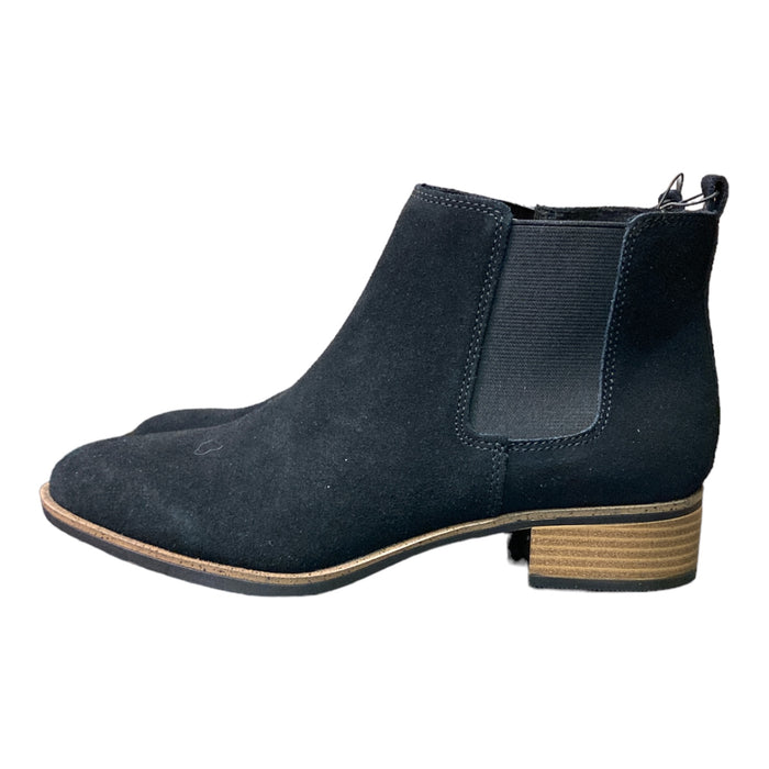 White Mountain Ladies Ankle Boots Black Suede 9