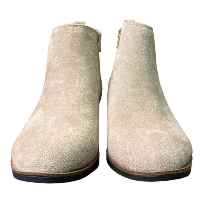 White Mountain Ladies 1" Heel Suede Leather Ankle Boots