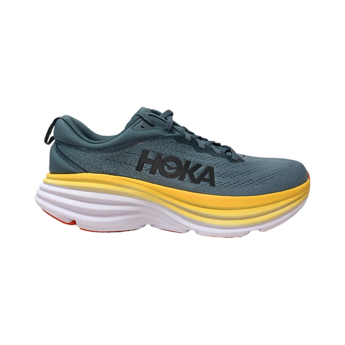 Hoka One One Men's Bondi 8 Comfort Lace Up Running Athletic Sneaker