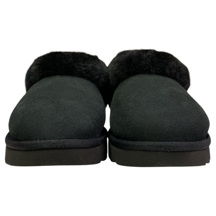 UGG Women's Indoor/Outdoor Sheepskin-Collared Suede Classic Slipper II