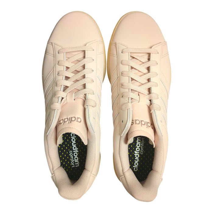 Adidas Women's Lace Up Grand Court 2.0 Cloudfoam Lifestyle Low-Top Shoes