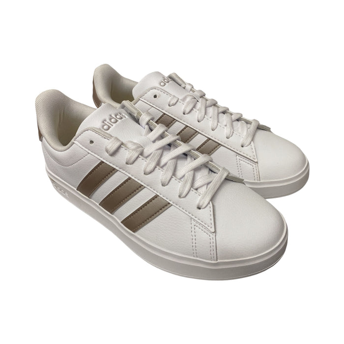 Adidas Women's Lace Up Grand Court 2.0 Cloudfoam Lifestyle Low-Top Shoes