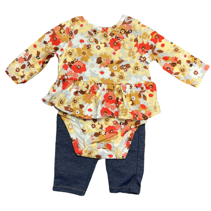 Carter's Baby Girl's 4-Piece Long Sleeve Tops & Pants Playwear Set