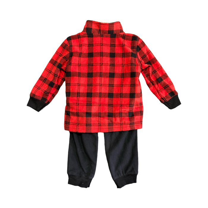 Carter's Boy's 2 Piece Long Sleeve Fleece Pullover & Jogger Pant Set