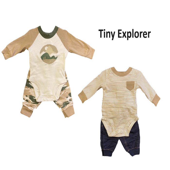 Carter's Infant/Toddler Boy's 4 Piece Long Sleeve and Pant Outfit Set