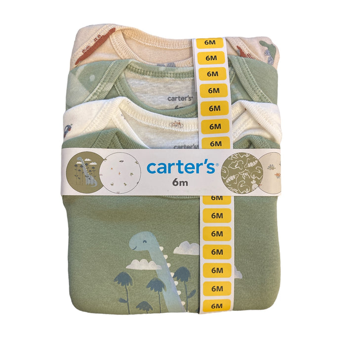 Carter's Infant Boy's 4 Pack Short Sleeve Snap Body Suits