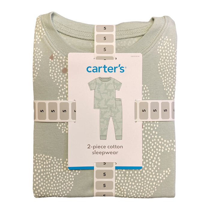 Carter's Little and Big Girl's 2 Piece Short Sleeve and Pant Sleepwear Set