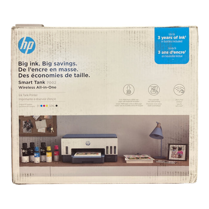 HP 28B50A#B1H Smart Tank 7002 Wireless All-in-One Thermal Inkjet Printer