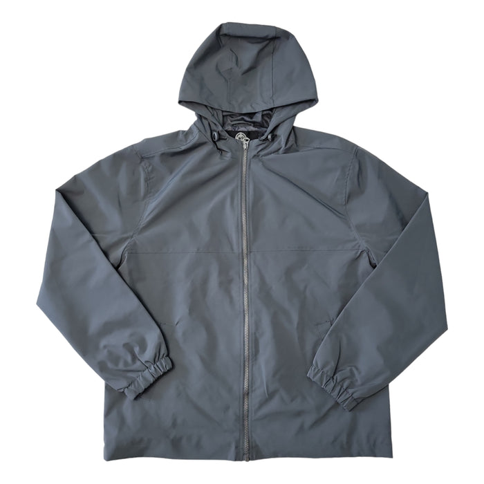 WP Weatherproof Men's Full Zip Lightweight Hooded Rain Jacket