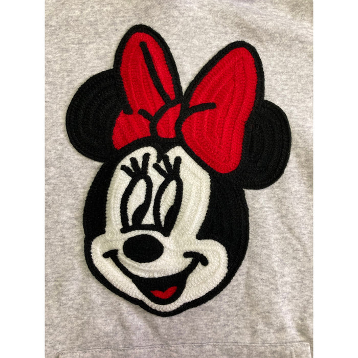 Disney Minnie Mouse Women's Licensed Character Long Sleeve Fleece Lined Hoodie