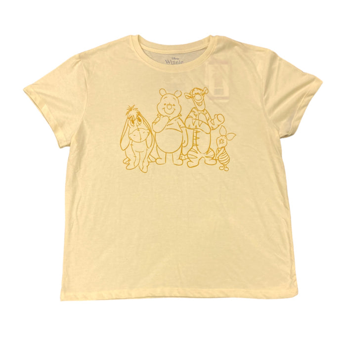 Disney Winnie The Pooh Women's Soft Short Sleeve Graphic Print T-Shirt