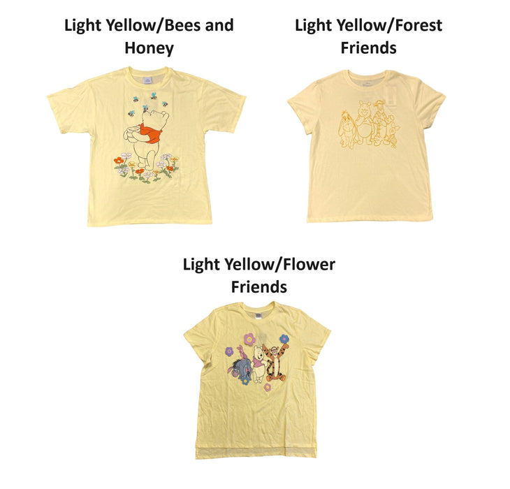 Disney Winnie The Pooh Women's Soft Short Sleeve Graphic Print T-Shirt