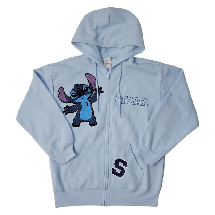 Disney Stitch Women's Licensed Character Long Sleeve Fleece Lined Hoodie