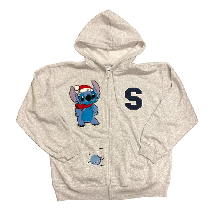 Disney Stitch Women's Licensed Character Long Sleeve Fleece Lined Hoodie