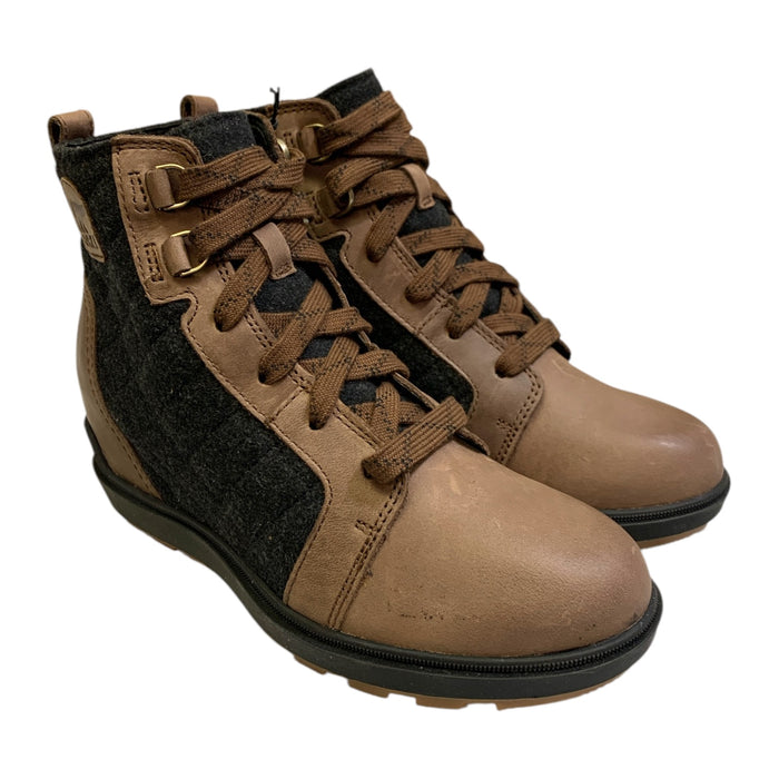 Sorel Women's Evie II Lace Plus Waterproof Leather Boot