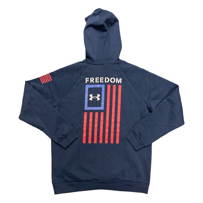 Under Armour Men's Long Sleeve Rival Fleece New Freedom Flag Hoodie, 1370806