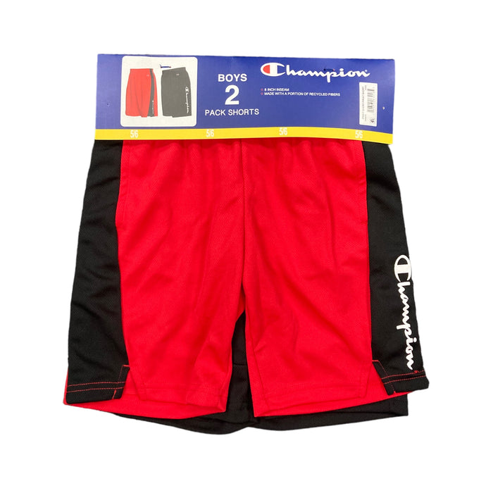 Champion Boy's Moisture Wicking Quick Dry Active Shorts, 2 Pack