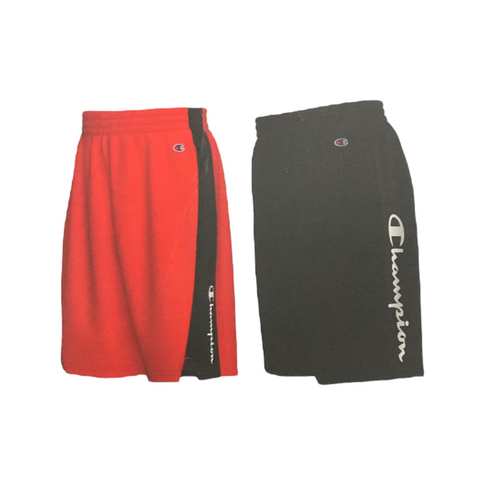 Champion Boy's Moisture Wicking Quick Dry Active Shorts, 2 Pack