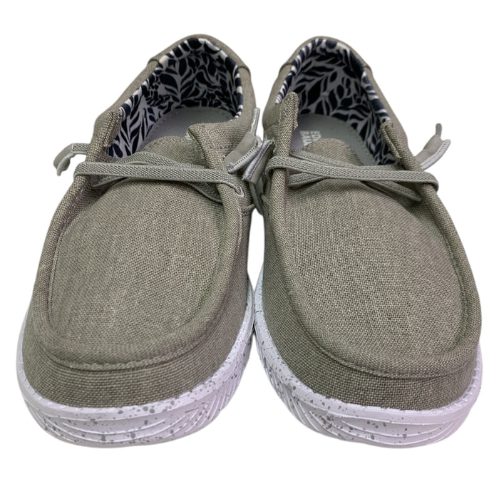 Eddie Bauer Ladies Lightweight Easy Slip On Canvas Surrey Loafer