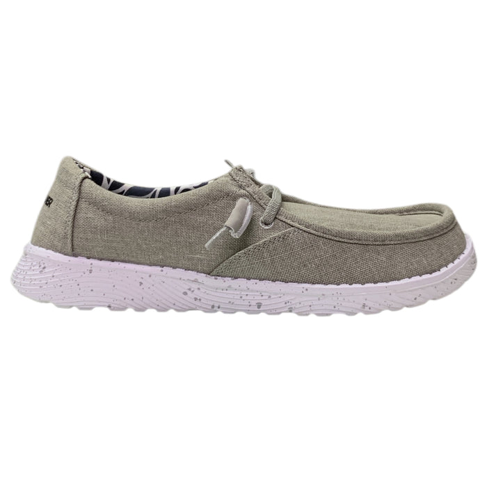 Eddie Bauer Ladies Lightweight Easy Slip On Canvas Surrey Loafer