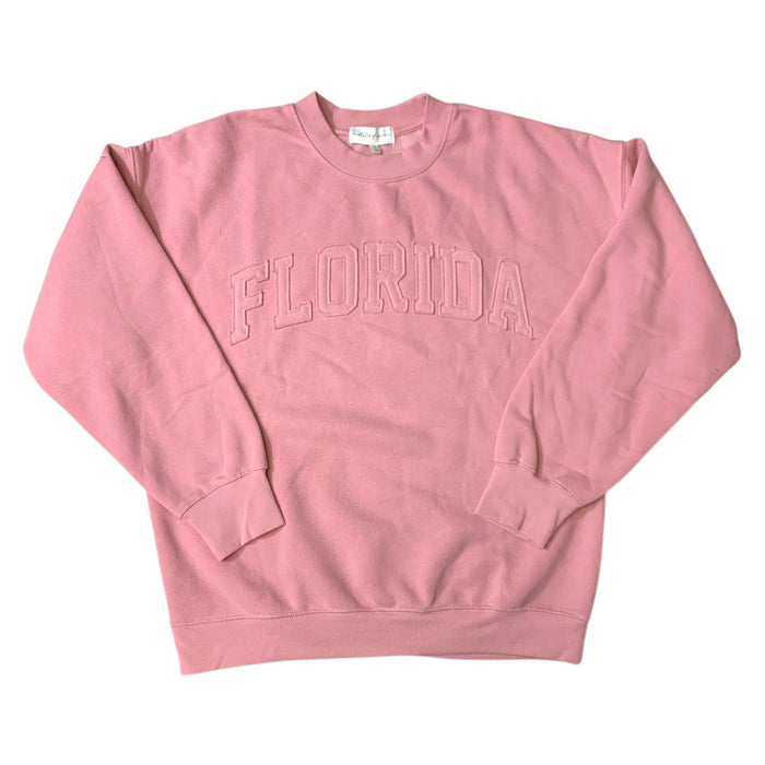 State of Mine Women's "Florida Graphic" Crewneck Pullover Sweatshirt