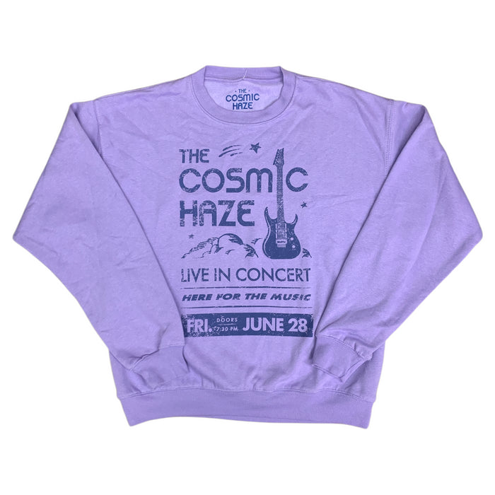 Licensed Women's Retro Styled Ultra Soft Graphic Relaxed Fit Sweatshirt