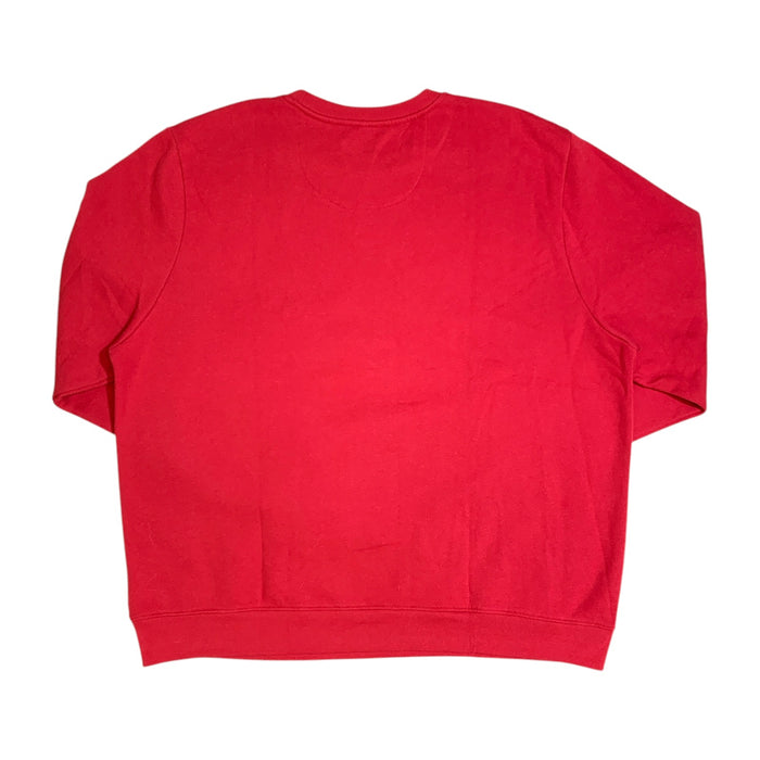 Licensed Mens Holiday Crew Fleece, Cotton/Poly Blend Crewneck Pullover