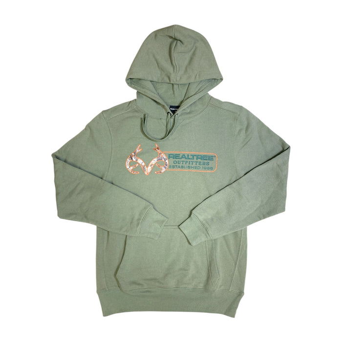 RealTree Men's Ultra-Soft Relaxed Fit Pullover Graphic Hoodie