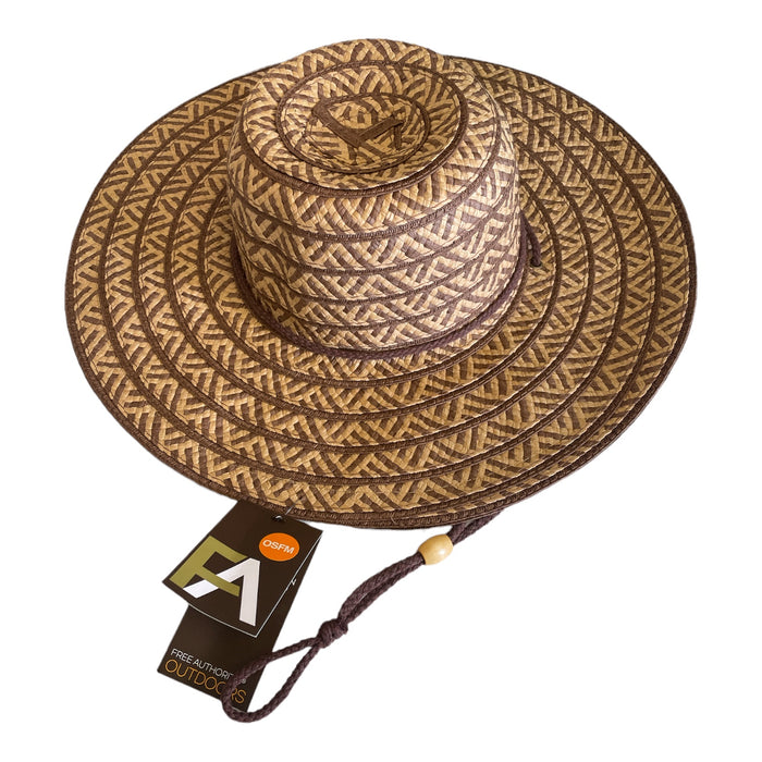 Free Authority Outdoors Floppy Tan Sun Hat, UPF 50+, 16" One Size