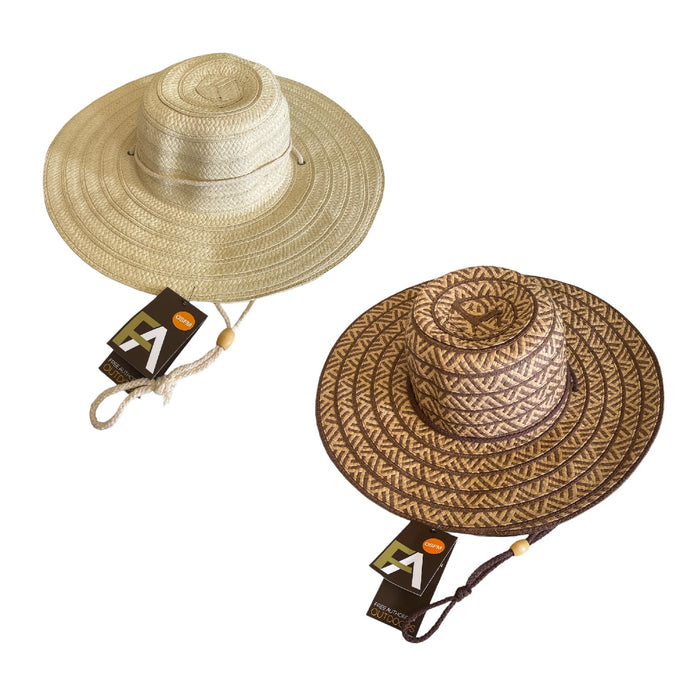 Free Authority Outdoors Floppy Tan Sun Hat, UPF 50+, 16" One Size