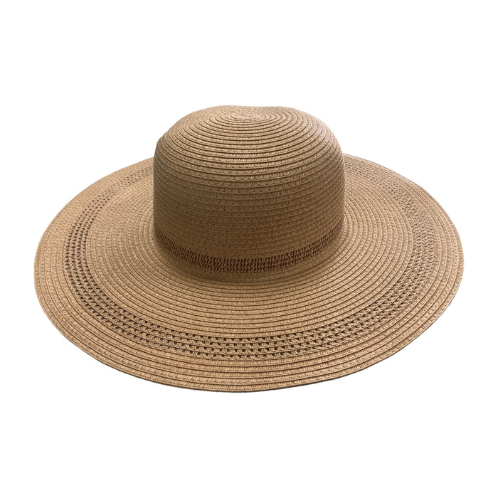 Free Authority Outdoors Floppy Tan Sun Hat, UPF 50+, 16" One Size