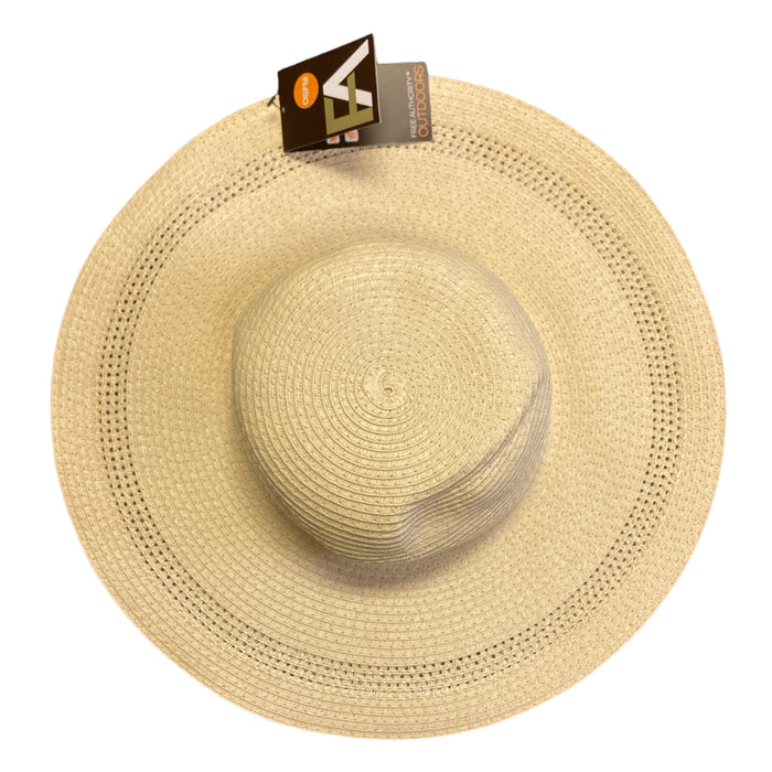 Free Authority Outdoors Woven Sun Hat, UPF 50+, 16" One Size