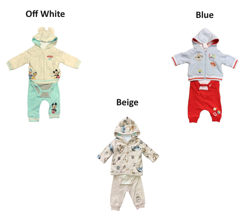 Disney Baby Infant/Toddler Boy's 3 Piece Outfit Set