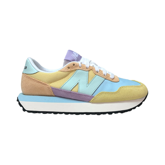 New Balance Women's 237 Suede Upper Casual Retro Lace-Up Sneakers