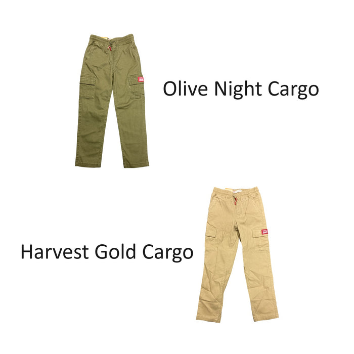 Levi's Youth Boy's Pull On Waistband Tapered Leg Stretch Cargo Pant