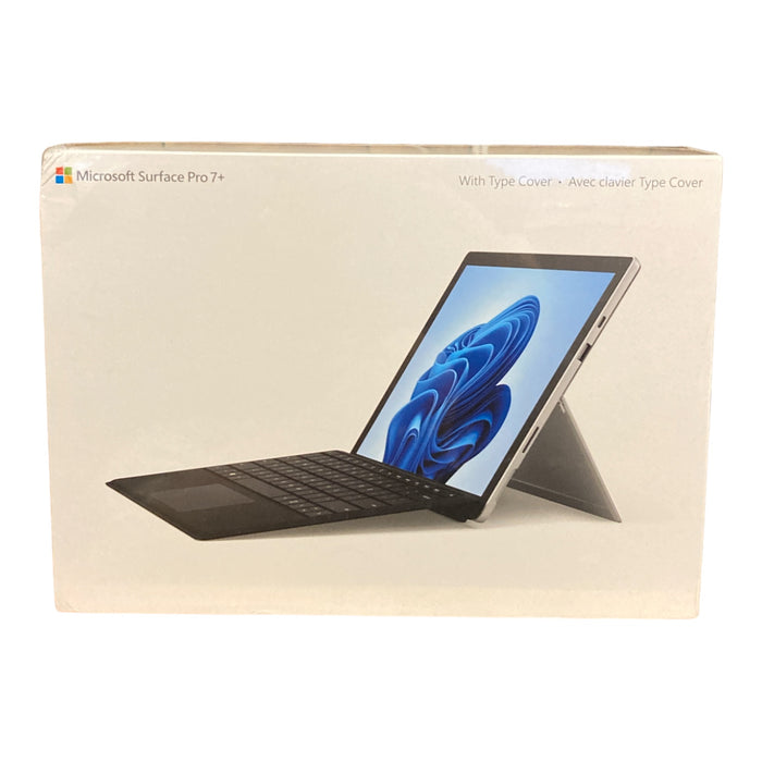 Microsoft Surface Pro 7+ i5 11th 256GB SSD 16GB Windows 11, Platinum +Type Cover