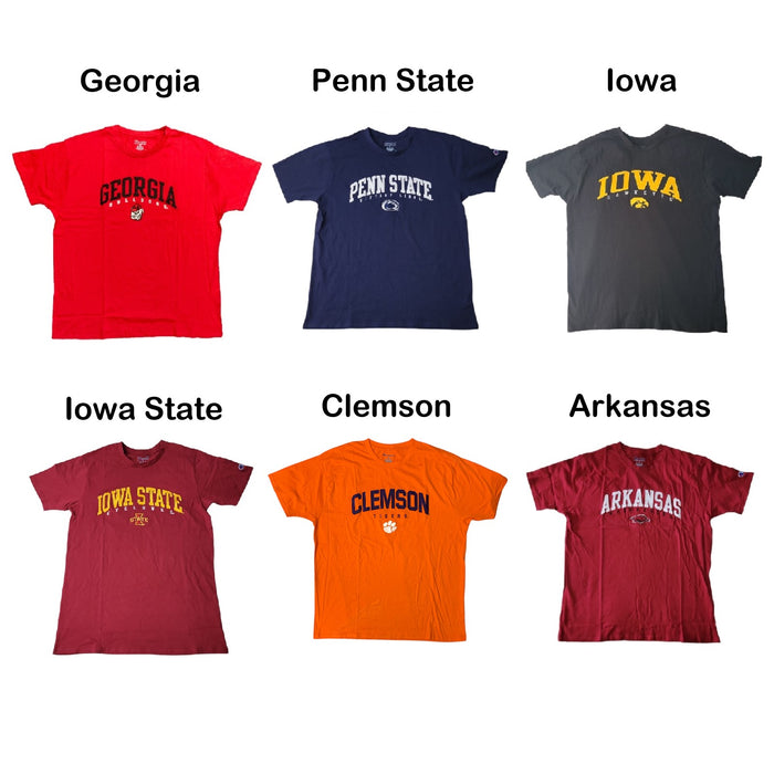 Champion Men's NCAA Short Sleeve Classic Fit Crew Neck Tee