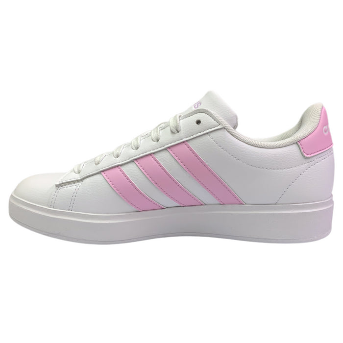 Adidas Women's Lace Up Grand Court 2.0 Cloudfoam Lifestyle Low-Top Shoes