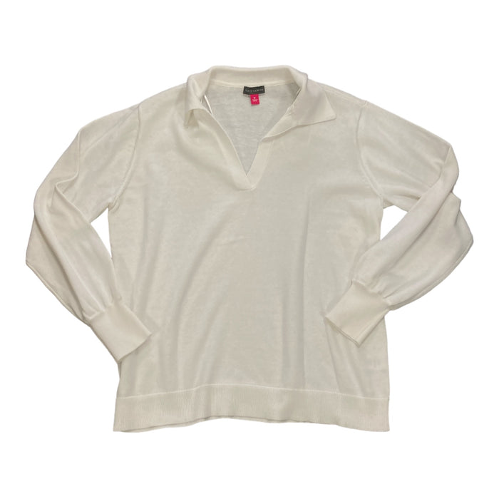 Vince Camuto Ladies Pullover Collared Lightweight Sweater