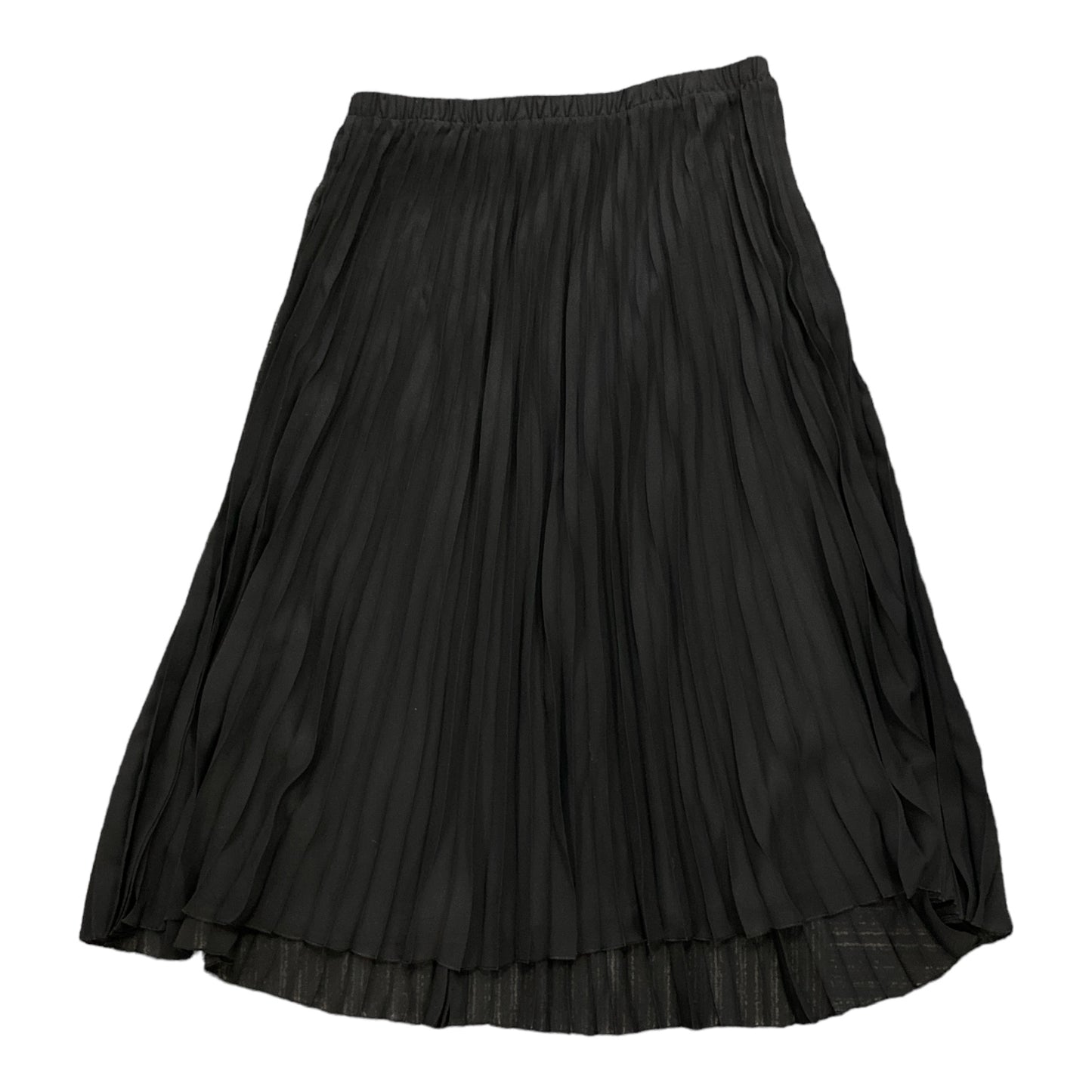 Vince Camuto Ladies Detailed Pull On Pleated Midi Skirt