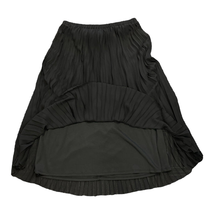 Vince Camuto Ladies Detailed Pull On Pleated Midi Skirt