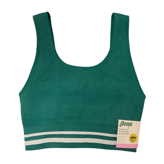 Penn Womens Seamless Reversible Sports Bra, Moisture Wicking Ribbed Design