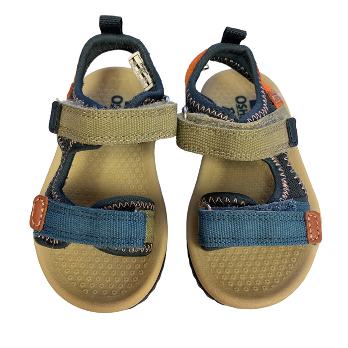 OshKosh B'Gosh Toddler Boy's Machine Washable Hook and Loop Sandal, 0S24Z05H