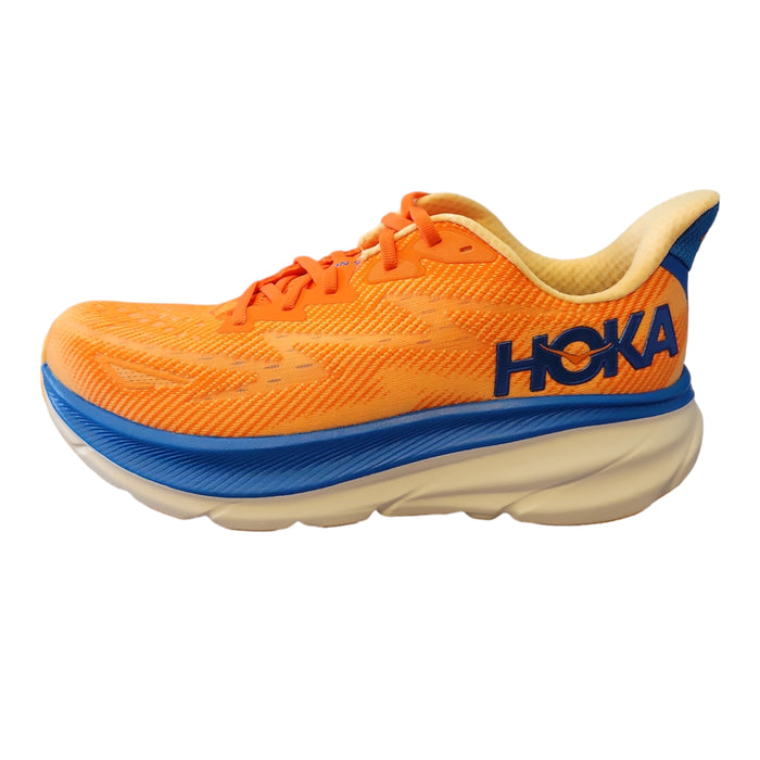 Hoka One One Men's Clifton 9 Comfort Lace Up Low Top Running Athletic Sneaker