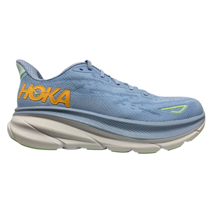 Hoka One One Men's Clifton 9 Comfort Lace Up Low Top Running Athletic Sneaker