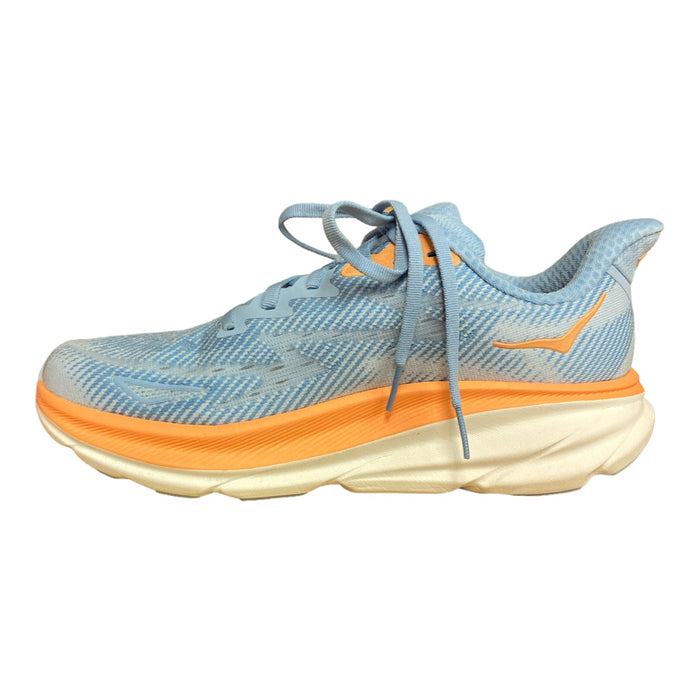 Hoka One One Women's Clifton 9 Comfort Lace Up Low Top Running Athletic Sneaker